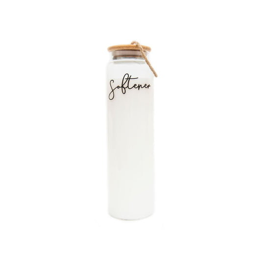 Bamboo & Glass Tall Bottle with Twine 1L