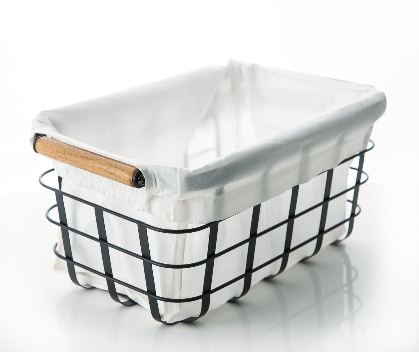 Cotton Liner for Storage Basket with Bamboo Handles (liner only)