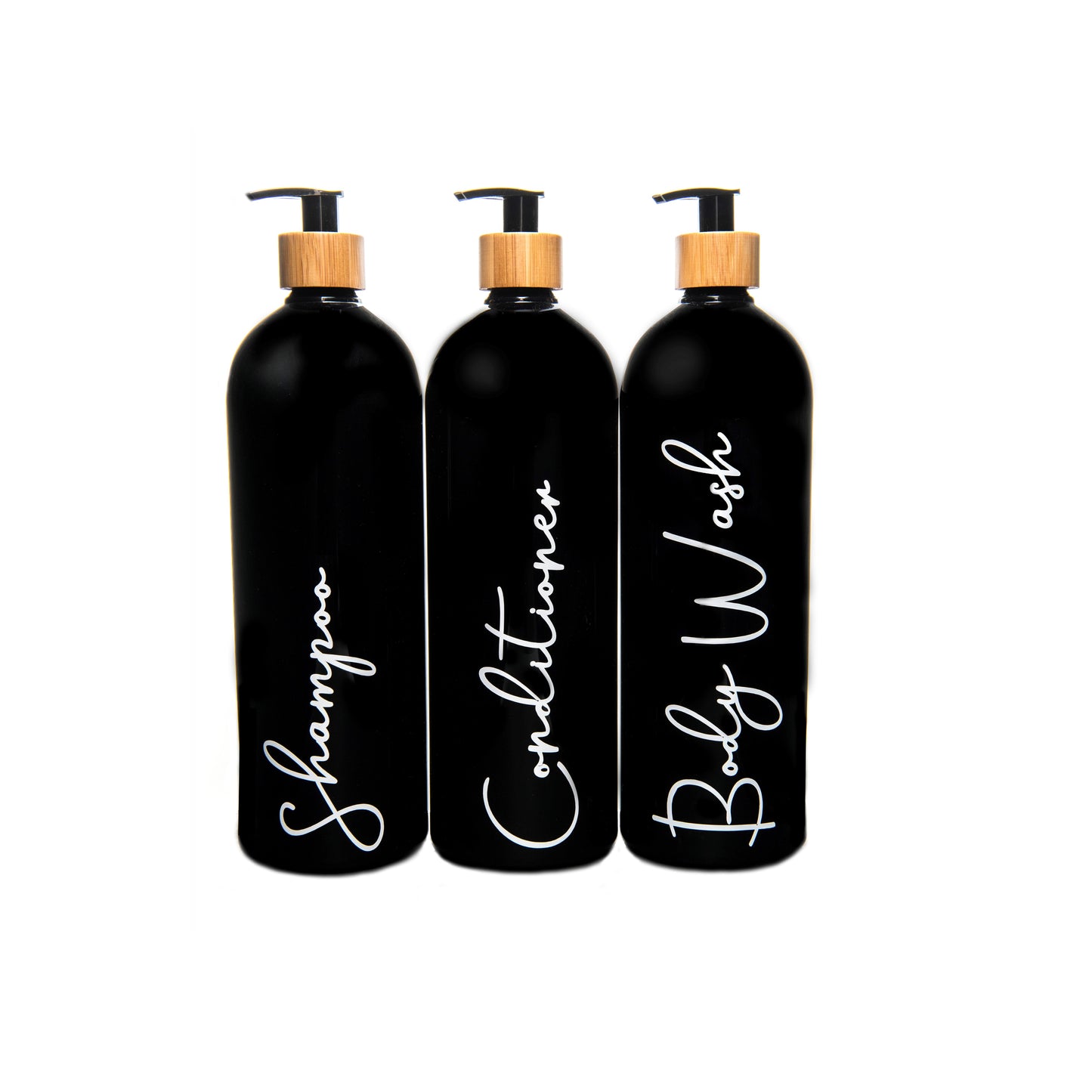 Plastic Pump Bottle 1L - Black