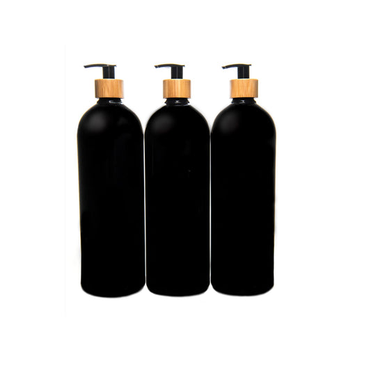 Plastic Pump Bottle 1L - Black