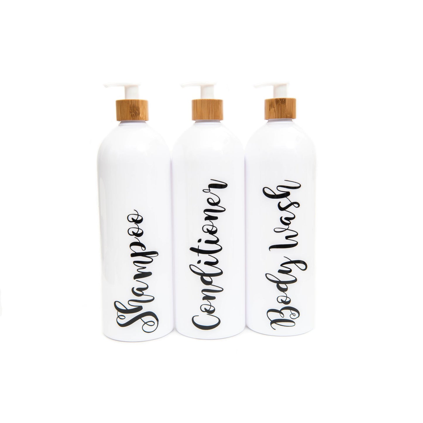 Plastic Pump Bottle 1L - White