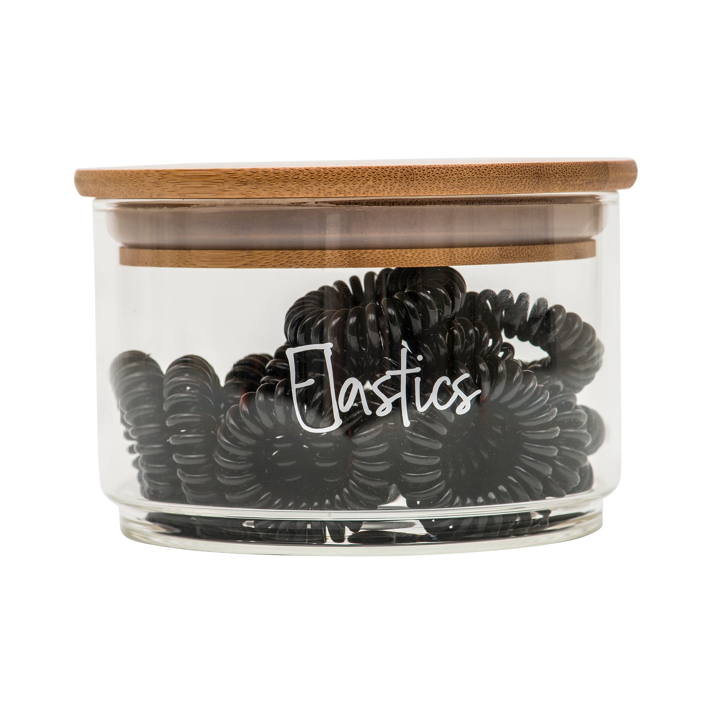 Small Round Stackable Glass Jars